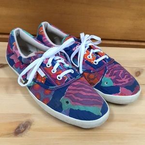 Tretorn Vintage Fish Ocean KED style lace up shoe 7